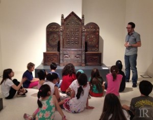 I bambini alla mostra 