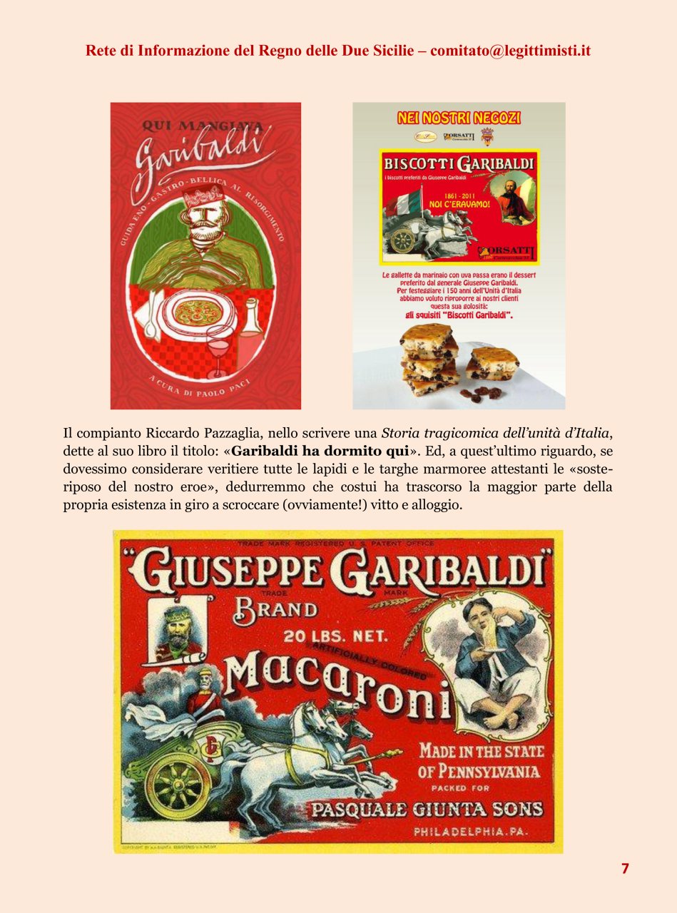 Il risorgimento italiano e la réclame Garibaldi 7#001