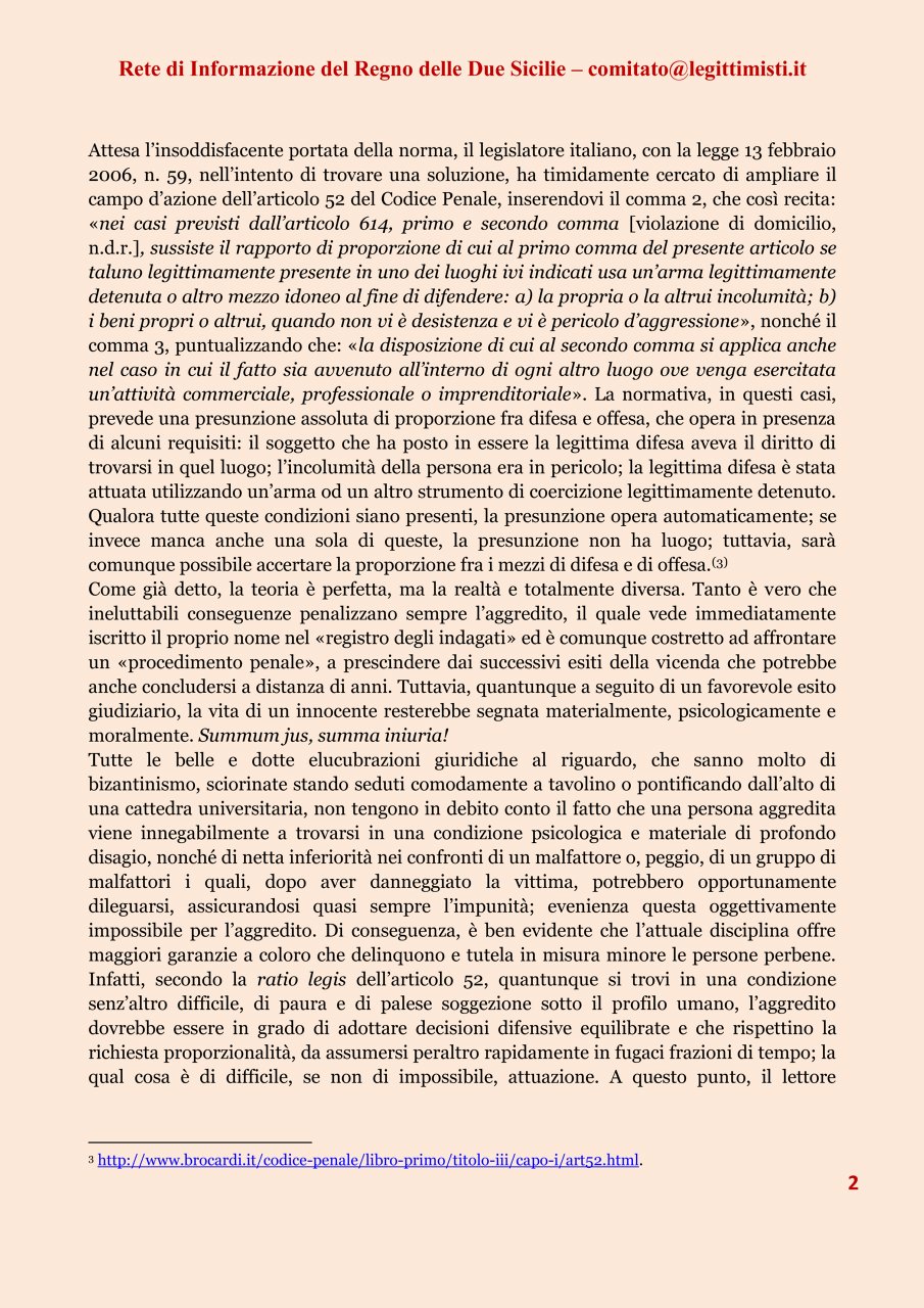 LA LEGITTIMA DIFESA 2#001