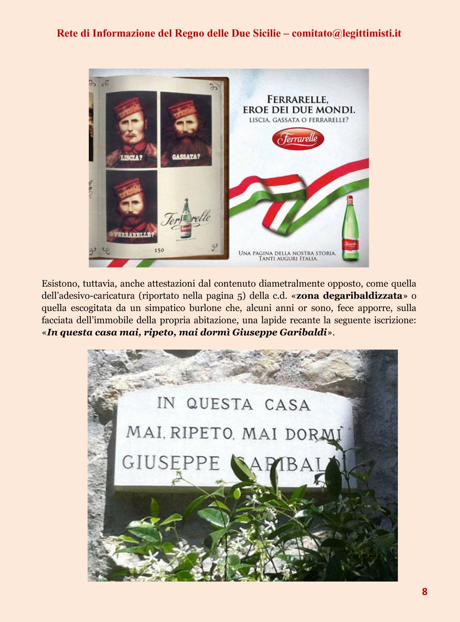 Il risorgimento italiano e la réclame Garibaldi 8#001